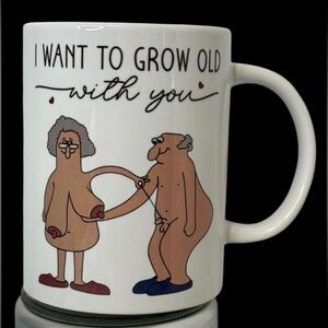 Couples, Husband, Wife, I Want To Grow Old With You Ceramic Coffee Tea Mug New
